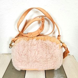 Ugg | Fuzzy Mini Crossbody Bag Pink Orange